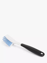 Washing Up Brush with Built-in Scraper and Non-Slip Handle