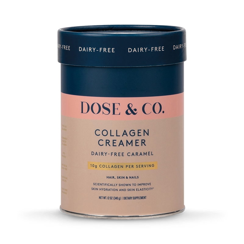 Dose & Co Dairy-Free Collagen Creamer Caramel 340g
