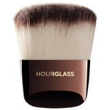 Densely Packed Powder Brush with Taklon Bristles and Travel Pouch