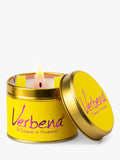 Lily-flame Verbena scented tin candle 230g, UK version