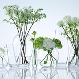 LSA International Flower Garden Posy Vase clear H13cm, UK version