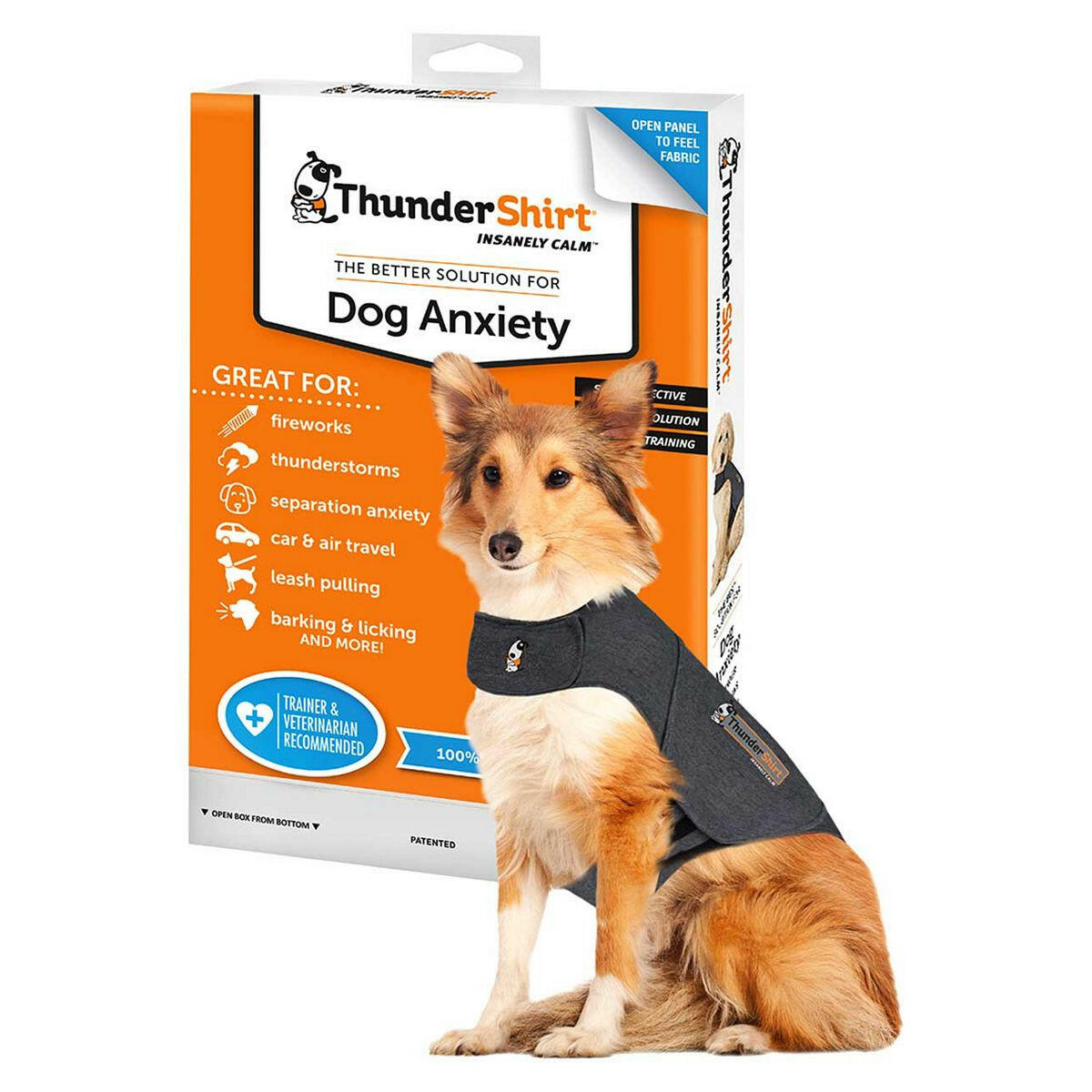 ThunderShirt Grey Calming Jacket For Dogs - Large GOODS Boots