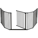 BabyDan XL Fire Surround Configure Gate, Black - McGrocer