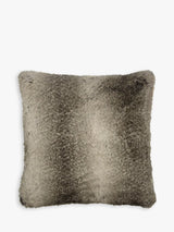 Faux Fur Cushion with Mocha Ombre Effect