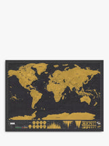 Luckies Deluxe Scratch Map Travel Map H59 x W82cm