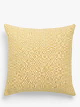 Diamond Pattern Woven Cushion with Duck Feather Filling