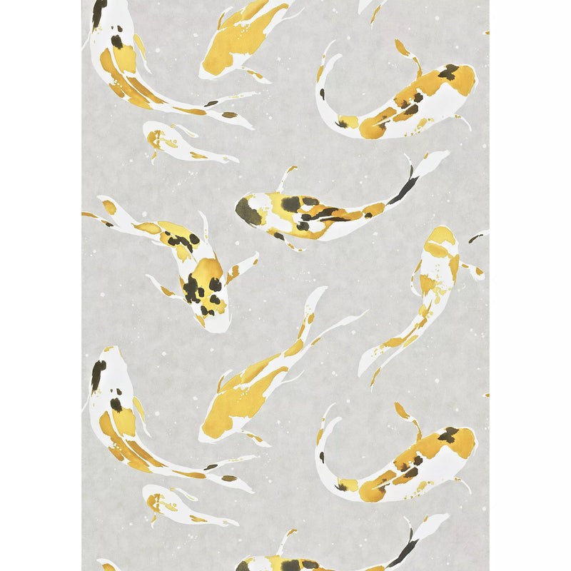 Harlequin Koi fish design wallpaper, UK version