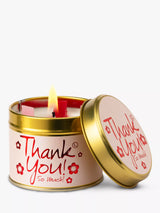 Lily-flame Thank You Scented Tin Candle 230g