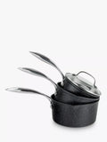 Eaziglide Neverstick2 Aluminium Non-Stick Saucepan Set 3 Piece - British product