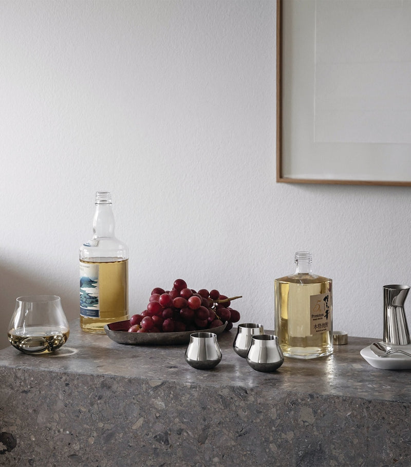 Georg Jensen Set of 6 Sky Low Crystal Tumblers (380ml)