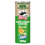Sour Cream and Onion Flavour Savoury Snack Sharing Size 185g Tube