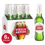 Stella Artois Premium Lager Beer Bottles 6x330ml GOODS Sainsburys