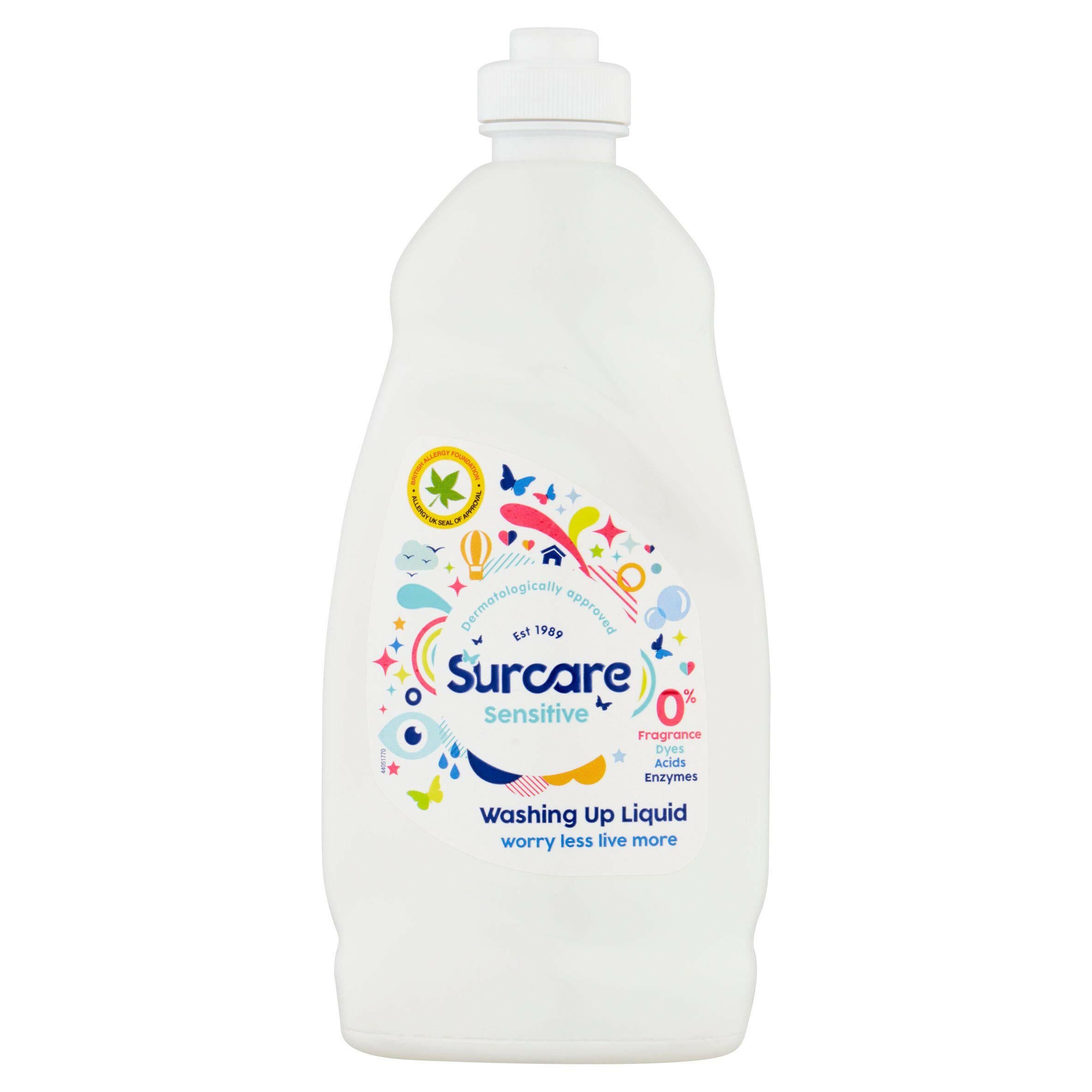 Surcare Sensitive Washing Up Liquid 450ml GOODS Sainsburys
