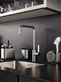 Joseph Joseph surface sink tidy with compartments for detergent and brushes, UK version