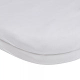 John Lewis GOTS Organic Cotton Fitted Pram Sheet, Pack of 2, White