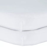 John Lewis GOTS Organic Cotton Fitted Bedside Crib Sheet, Pack of 2, 50 x 83cm