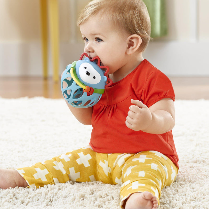 Skip Hop Roll Around Hedgehog baby teether and rattle (British brand)