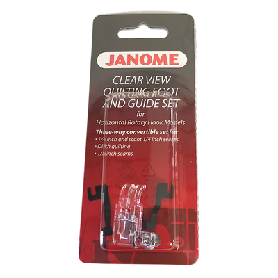 Janome Clear View Quilting Foot and Guide Set