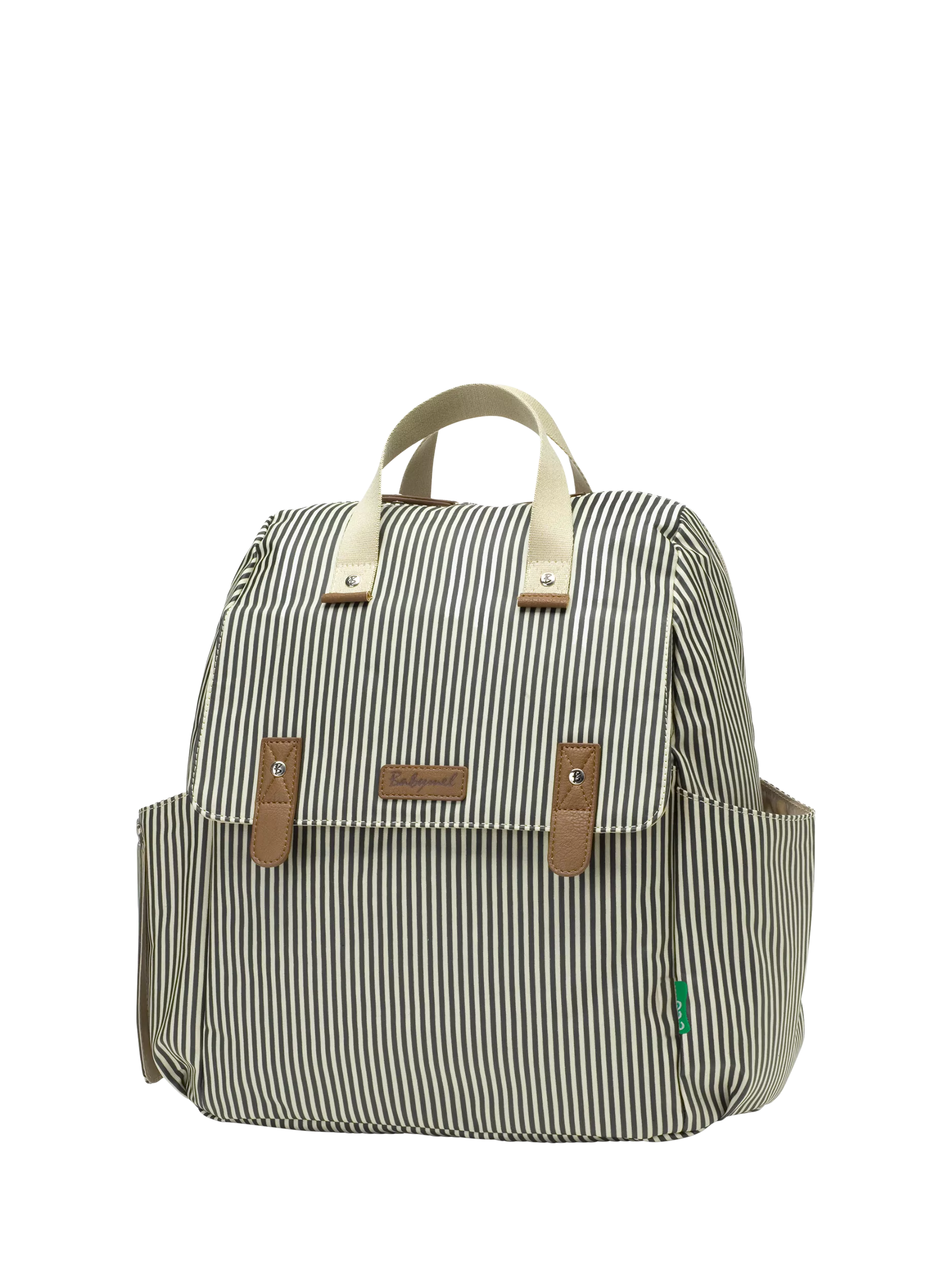 Babymel Robyn Eco Convertible Backpack, Navy Stripe - McGrocer