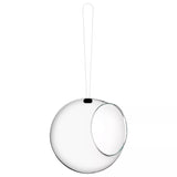 Clear Glass Mini Bird Feeder Set of 2