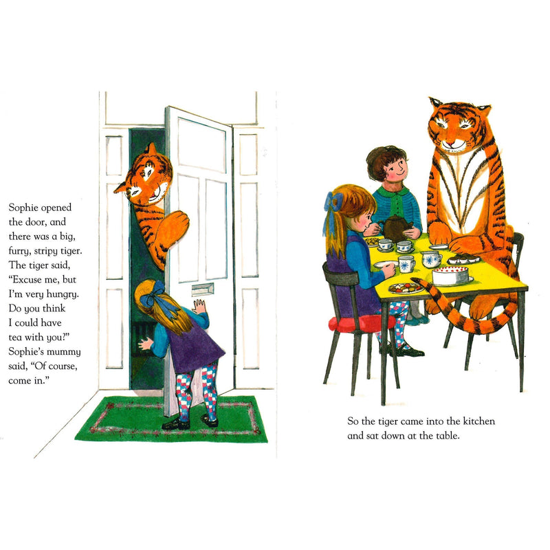 Children's book The Tiger Who Came To Tea 50th anniversary edition (British brand)