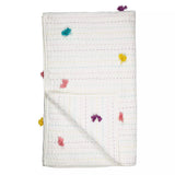 little home Pom Pom Quilt Multi Throw