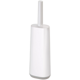 Joseph Joseph flexible silicone toilet brush with D-shaped head, grey, UK version