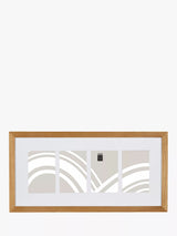 John Lewis Photo Frame & Mount for 4 Photos, 4 x 6 (10 x 15cm), FSC-Certified Oak