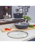 Eaziglide Clear Glass Saucepan and Casserole Pan Lid 28cm - British product