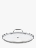 Eaziglide clear glass saucepan and casserole pan lid 24cm - British product
