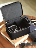 Stackers Double Watch Box for secure storage of two watches (British brand)