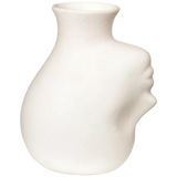 pols potten white upside down head vase H25cm, imported from the UK