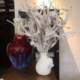 pols potten white upside down head vase H25cm, imported from the UK