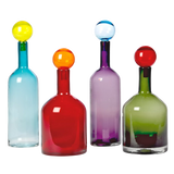 pols potten glass ornaments set of 4 multi, imported from the UK