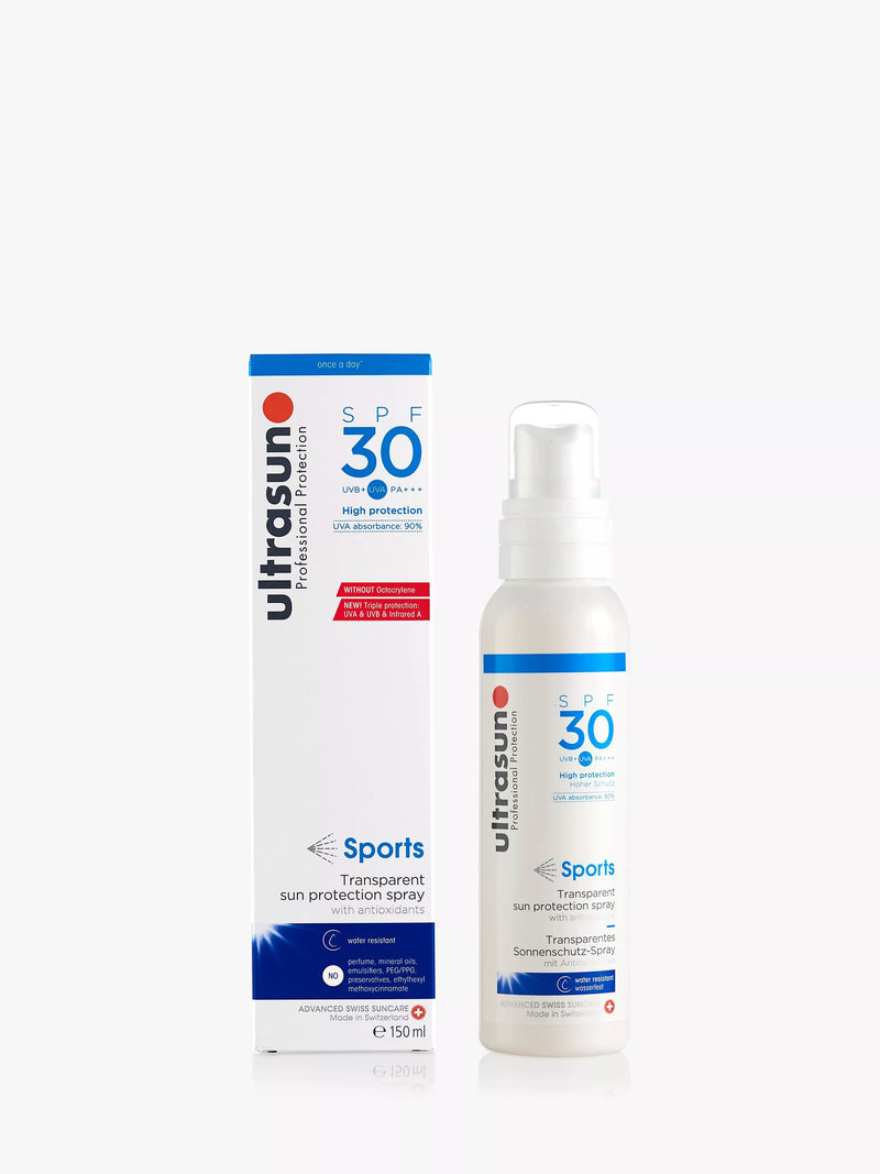 Ultrasun Sports Spray SPF 30 150ml (British brand)
