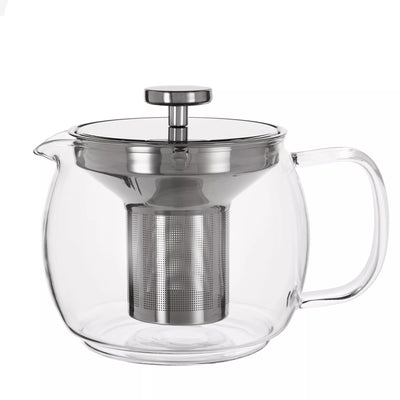 John Lewis Glass Teapot with Infuser Clear 1.2L
