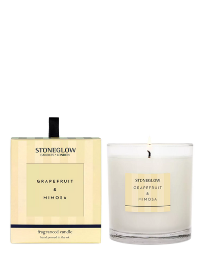 Stoneglow Modern Classic Grapefruit & Mimosa Scented Candle 200g