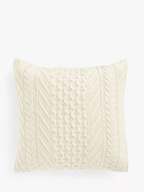 Organic Cotton Knit Cushion in Marshmallow
