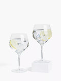John Lewis Connoisseur gin glasses clear set of two 700ml, UK version