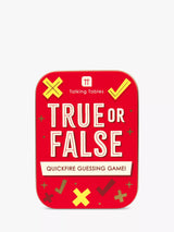 Talking Tables True or False Trivia Game