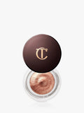 Charlotte Tilbury cream eyeshadow in rose gold - British product