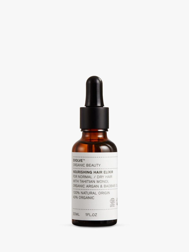 Evolve Organic Beauty Nourishing Hair Elixir 30ml - British product