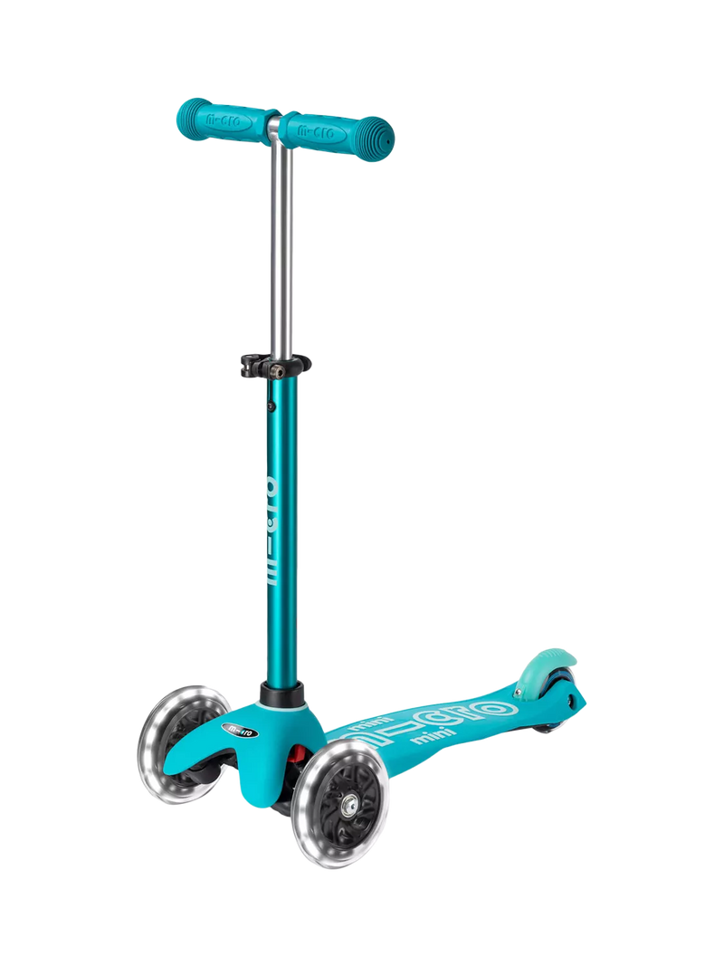 Micro Scooters Mini Deluxe LED Scooter, imported from the UK