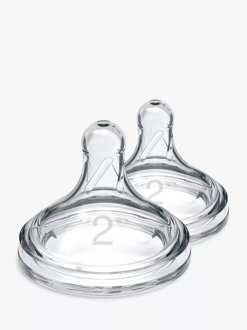 Dr Brown's wide neck teats level 2, pack of 2 - British product