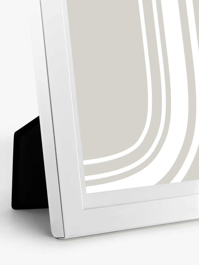 John Lewis silver plated box photo frame, UK version