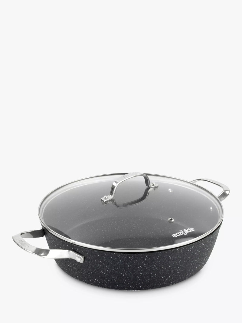 Eaziglide Neverstick2 Aluminium Non-Stick Shallow Casserole 32cm - British product