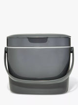 Large 6.6L Food Waste Compost Caddy in Grey and Mineral