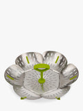 Joseph Joseph Bloom stainless steel folding steamer basket Silver, UK version