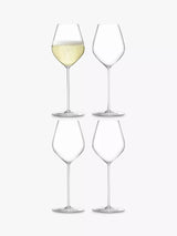 LSA International Borough Clear Champagne Glasses Set of 4 285ml