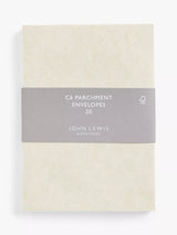 John Lewis C6 Parchment Envelopes Pack of 20